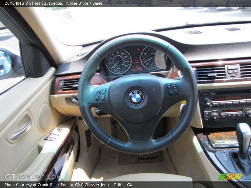 Alpine White / Beige 2006 BMW 3 Series 325i Sedan
