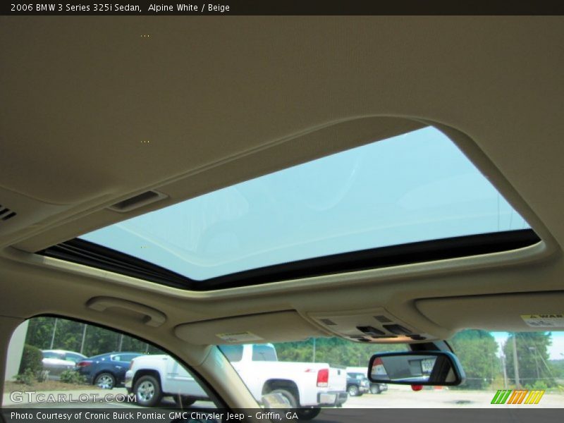 Alpine White / Beige 2006 BMW 3 Series 325i Sedan