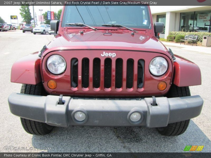 Red Rock Crystal Pearl / Dark Slate Gray/Medium Slate Gray 2007 Jeep Wrangler Unlimited Sahara