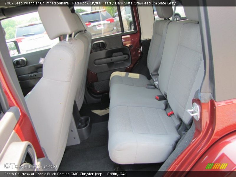 Red Rock Crystal Pearl / Dark Slate Gray/Medium Slate Gray 2007 Jeep Wrangler Unlimited Sahara