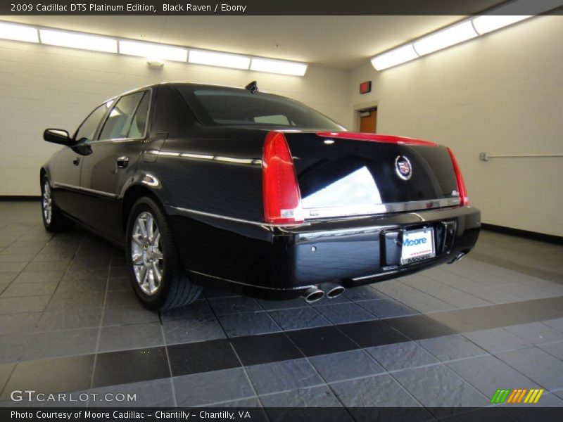 Black Raven / Ebony 2009 Cadillac DTS Platinum Edition