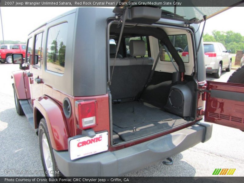 Red Rock Crystal Pearl / Dark Slate Gray/Medium Slate Gray 2007 Jeep Wrangler Unlimited Sahara