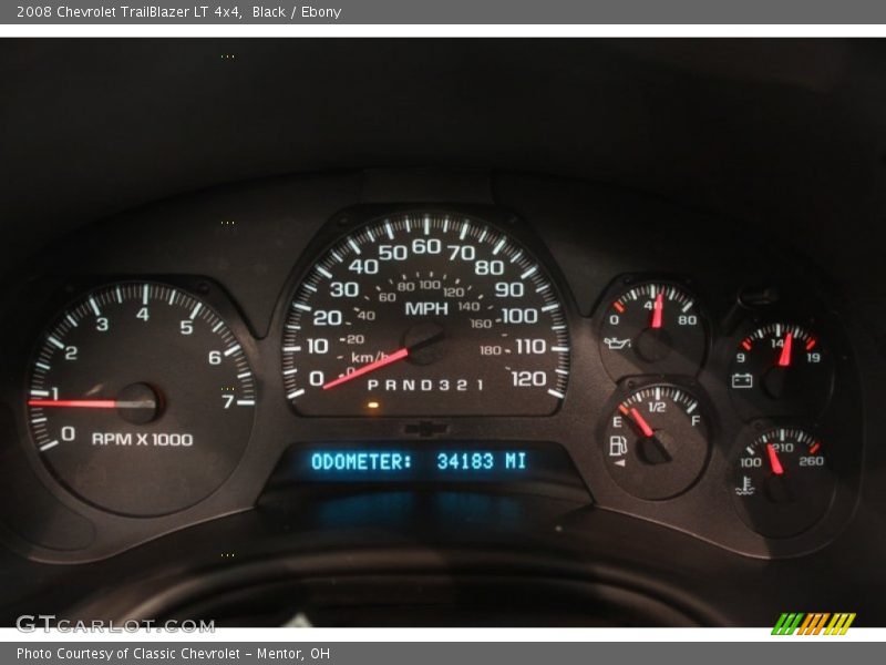 Black / Ebony 2008 Chevrolet TrailBlazer LT 4x4