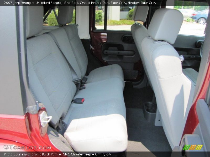Red Rock Crystal Pearl / Dark Slate Gray/Medium Slate Gray 2007 Jeep Wrangler Unlimited Sahara