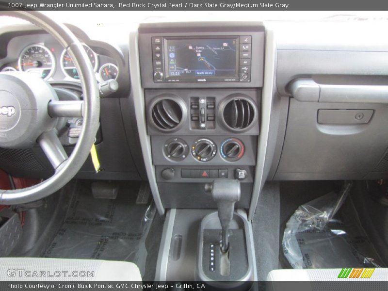 Red Rock Crystal Pearl / Dark Slate Gray/Medium Slate Gray 2007 Jeep Wrangler Unlimited Sahara