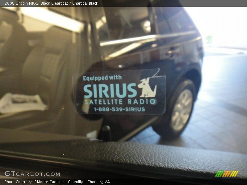 Black Clearcoat / Charcoal Black 2008 Lincoln MKX