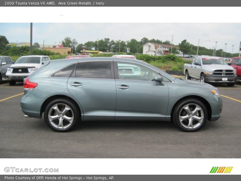 Aloe Green Metallic / Ivory 2009 Toyota Venza V6 AWD