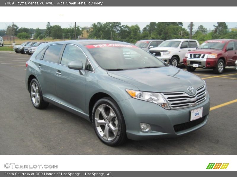 Aloe Green Metallic / Ivory 2009 Toyota Venza V6 AWD