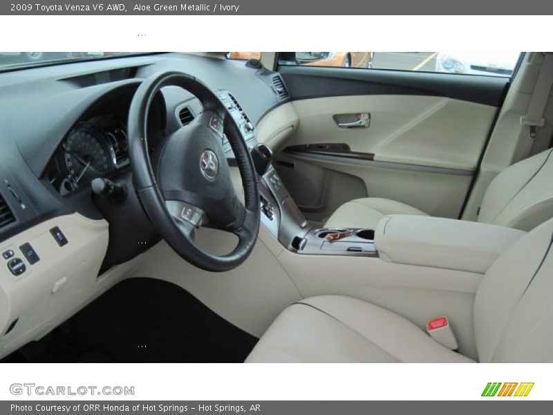 Aloe Green Metallic / Ivory 2009 Toyota Venza V6 AWD