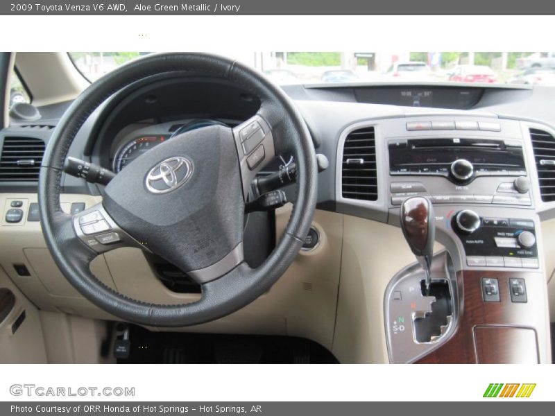 Aloe Green Metallic / Ivory 2009 Toyota Venza V6 AWD
