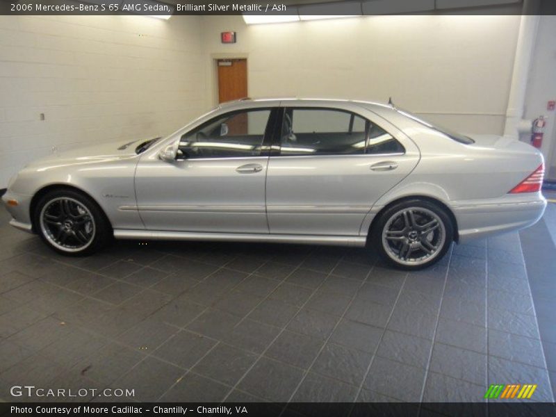 Brilliant Silver Metallic / Ash 2006 Mercedes-Benz S 65 AMG Sedan