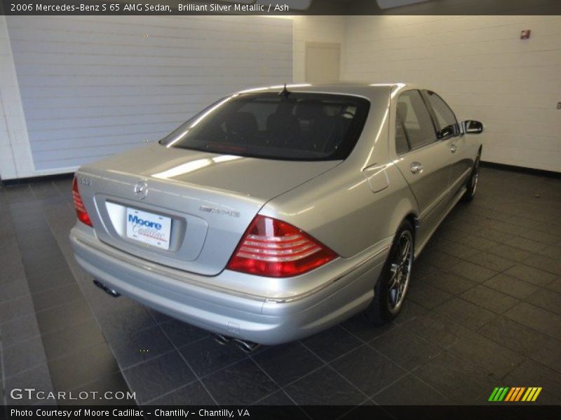 Brilliant Silver Metallic / Ash 2006 Mercedes-Benz S 65 AMG Sedan