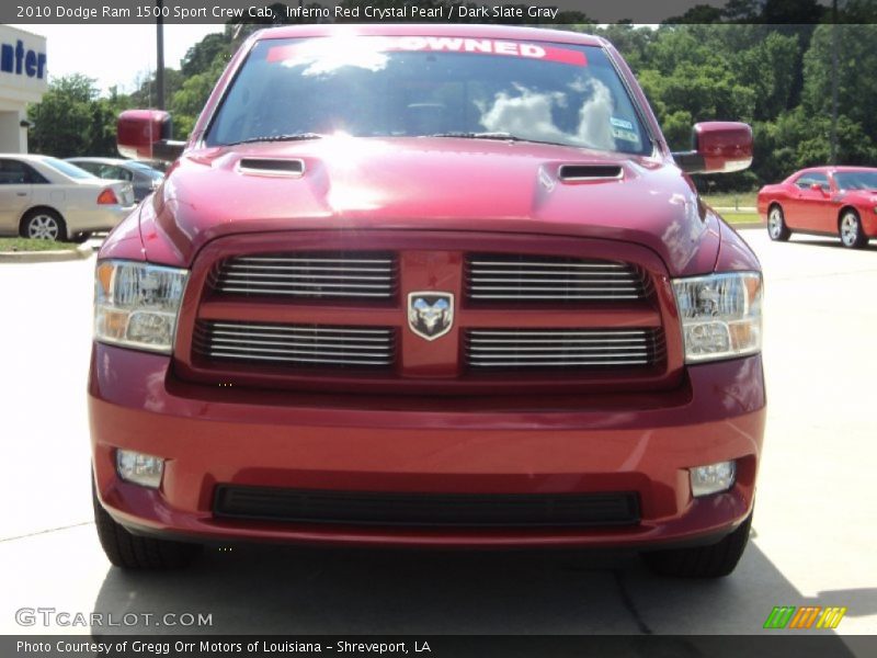 Inferno Red Crystal Pearl / Dark Slate Gray 2010 Dodge Ram 1500 Sport Crew Cab