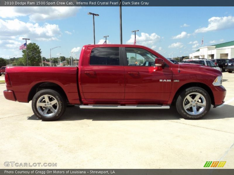 Inferno Red Crystal Pearl / Dark Slate Gray 2010 Dodge Ram 1500 Sport Crew Cab