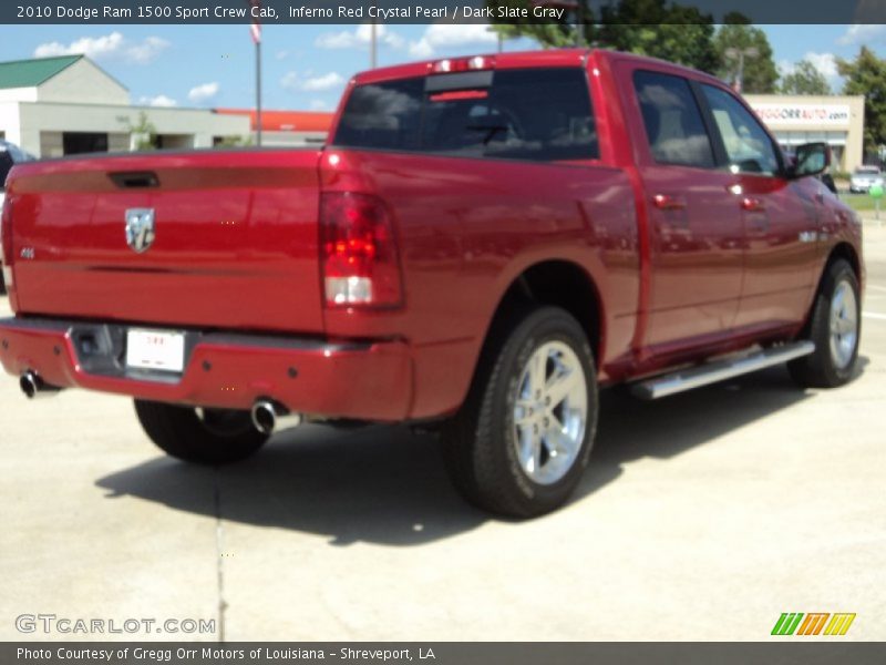 Inferno Red Crystal Pearl / Dark Slate Gray 2010 Dodge Ram 1500 Sport Crew Cab