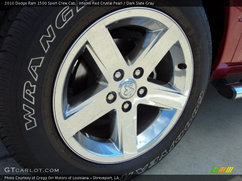 Inferno Red Crystal Pearl / Dark Slate Gray 2010 Dodge Ram 1500 Sport Crew Cab