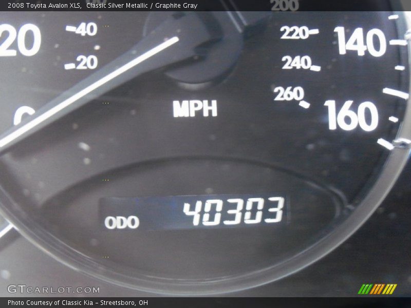 Classic Silver Metallic / Graphite Gray 2008 Toyota Avalon XLS