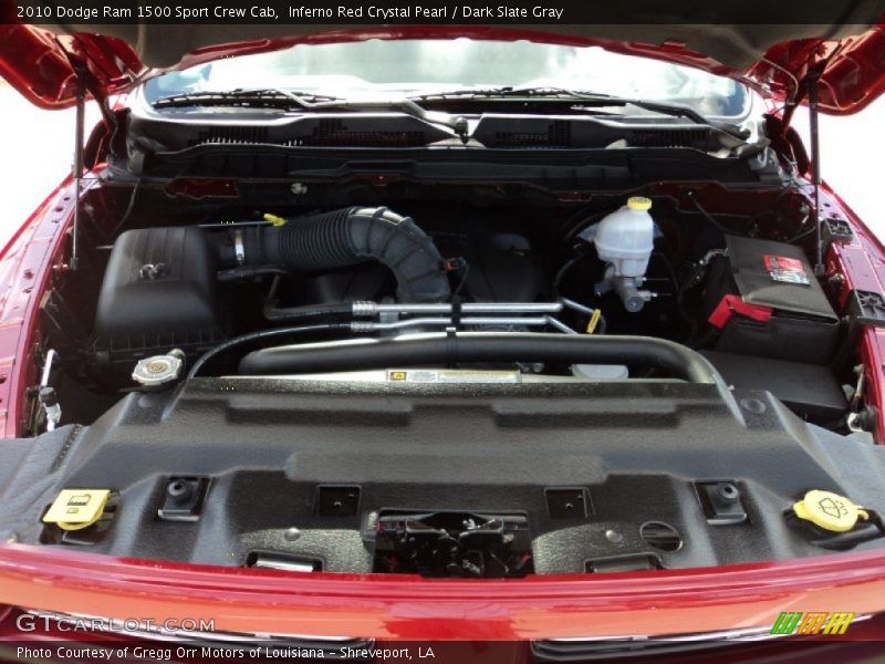 Inferno Red Crystal Pearl / Dark Slate Gray 2010 Dodge Ram 1500 Sport Crew Cab