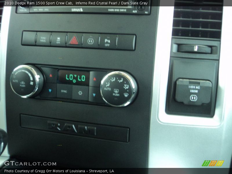 Inferno Red Crystal Pearl / Dark Slate Gray 2010 Dodge Ram 1500 Sport Crew Cab
