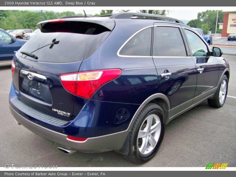 Deep Blue / Gray 2009 Hyundai Veracruz GLS AWD