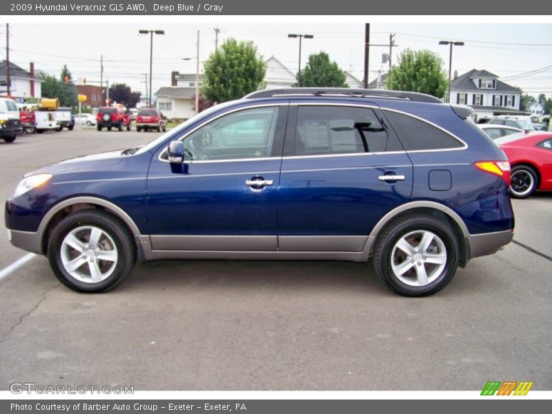 Deep Blue / Gray 2009 Hyundai Veracruz GLS AWD