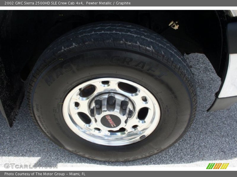 Pewter Metallic / Graphite 2002 GMC Sierra 2500HD SLE Crew Cab 4x4