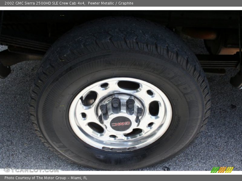 Pewter Metallic / Graphite 2002 GMC Sierra 2500HD SLE Crew Cab 4x4