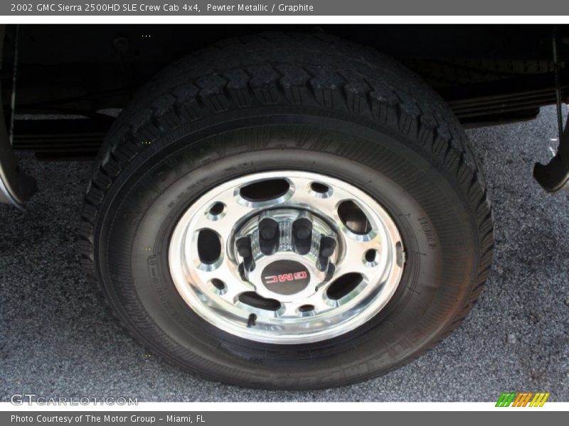 Pewter Metallic / Graphite 2002 GMC Sierra 2500HD SLE Crew Cab 4x4