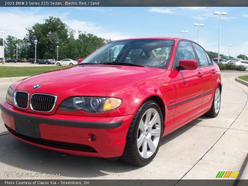Electric Red / Sand 2003 BMW 3 Series 325i Sedan
