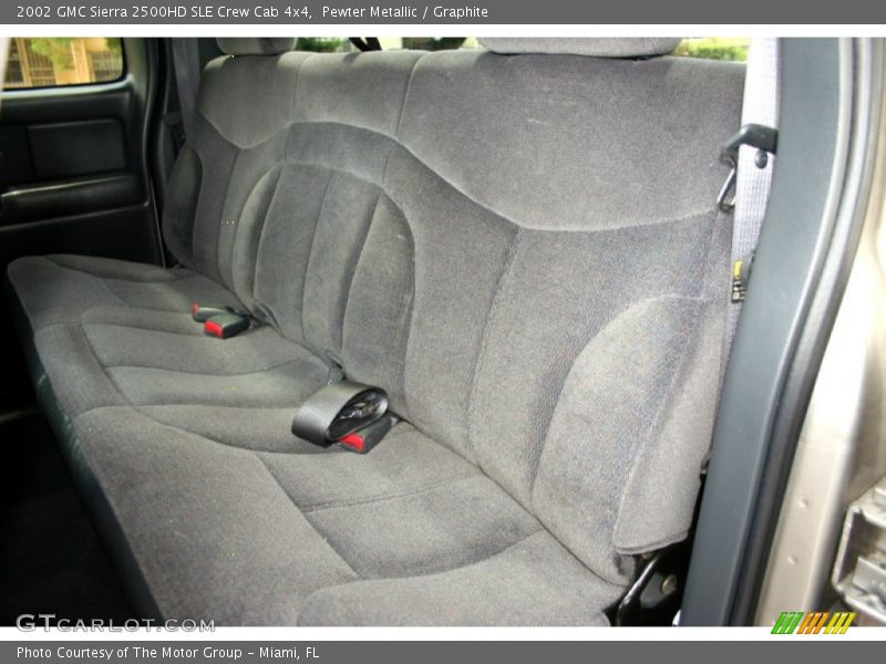 Pewter Metallic / Graphite 2002 GMC Sierra 2500HD SLE Crew Cab 4x4