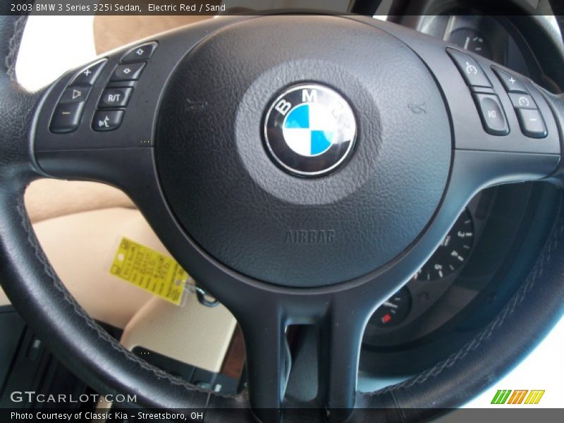 Electric Red / Sand 2003 BMW 3 Series 325i Sedan