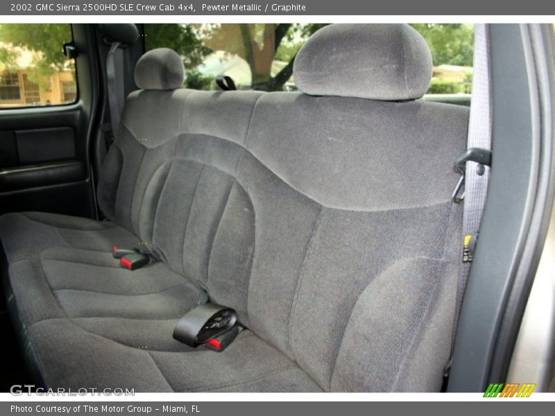 Pewter Metallic / Graphite 2002 GMC Sierra 2500HD SLE Crew Cab 4x4