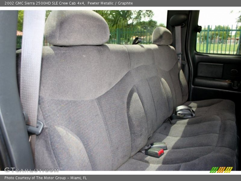 Pewter Metallic / Graphite 2002 GMC Sierra 2500HD SLE Crew Cab 4x4