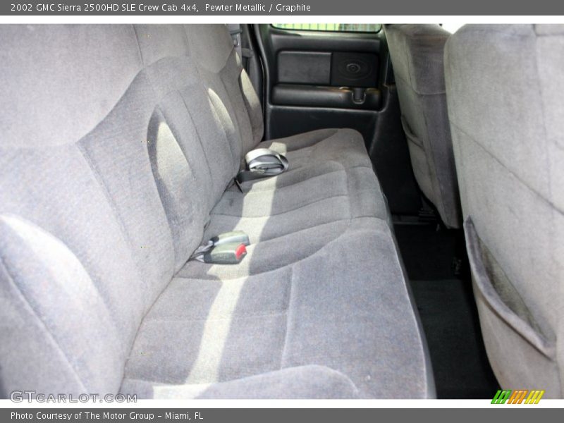 Pewter Metallic / Graphite 2002 GMC Sierra 2500HD SLE Crew Cab 4x4