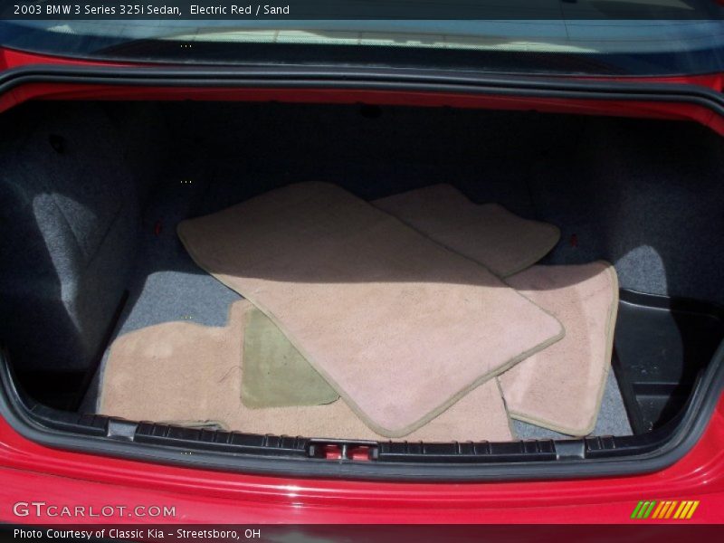 Electric Red / Sand 2003 BMW 3 Series 325i Sedan