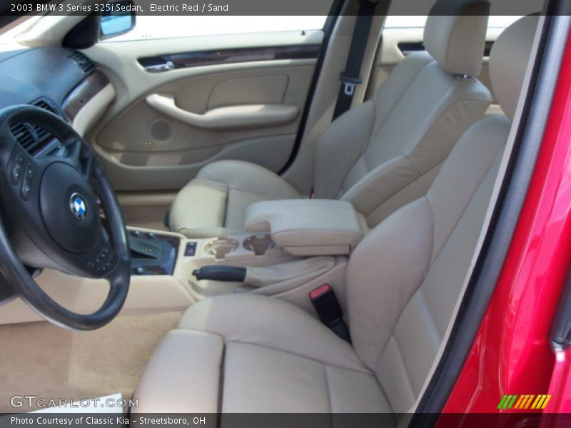 Electric Red / Sand 2003 BMW 3 Series 325i Sedan