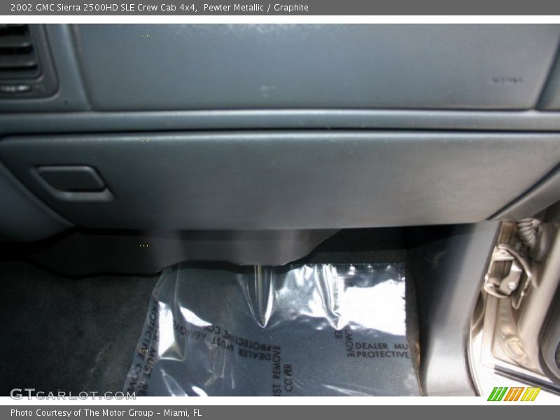 Pewter Metallic / Graphite 2002 GMC Sierra 2500HD SLE Crew Cab 4x4