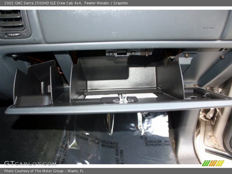 Pewter Metallic / Graphite 2002 GMC Sierra 2500HD SLE Crew Cab 4x4