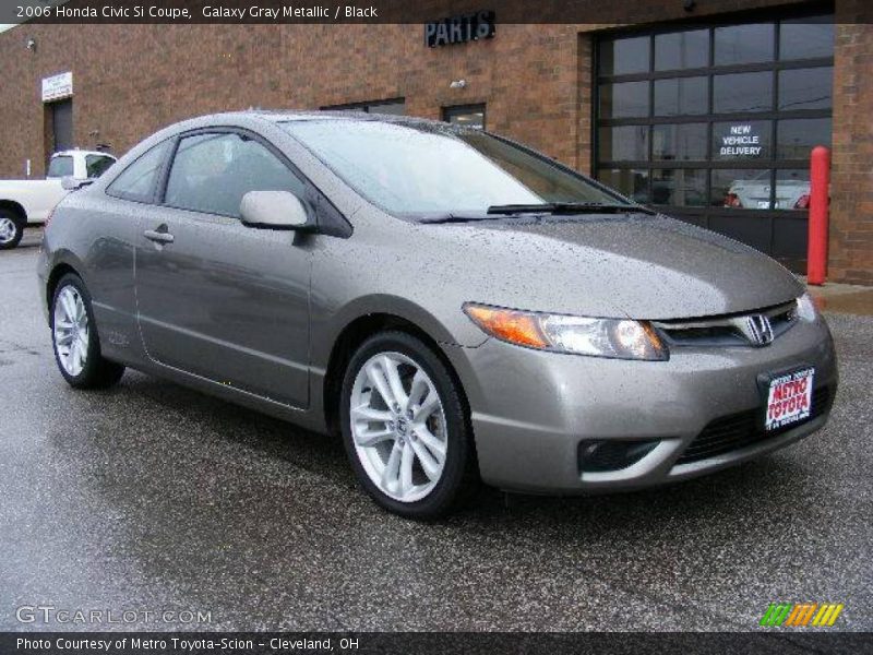 Galaxy Gray Metallic / Black 2006 Honda Civic Si Coupe