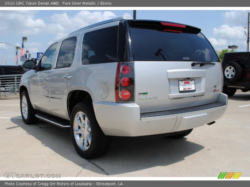 Pure Silver Metallic / Ebony 2010 GMC Yukon Denali AWD