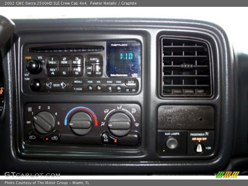 Pewter Metallic / Graphite 2002 GMC Sierra 2500HD SLE Crew Cab 4x4