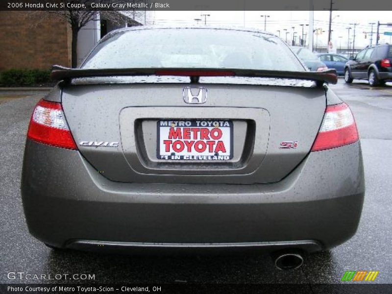 Galaxy Gray Metallic / Black 2006 Honda Civic Si Coupe