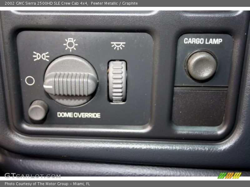 Pewter Metallic / Graphite 2002 GMC Sierra 2500HD SLE Crew Cab 4x4