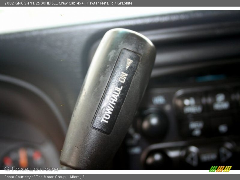 Pewter Metallic / Graphite 2002 GMC Sierra 2500HD SLE Crew Cab 4x4