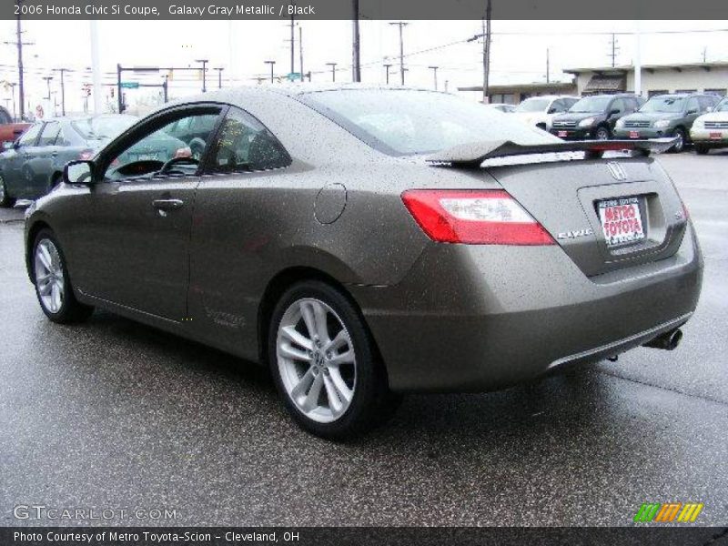 Galaxy Gray Metallic / Black 2006 Honda Civic Si Coupe