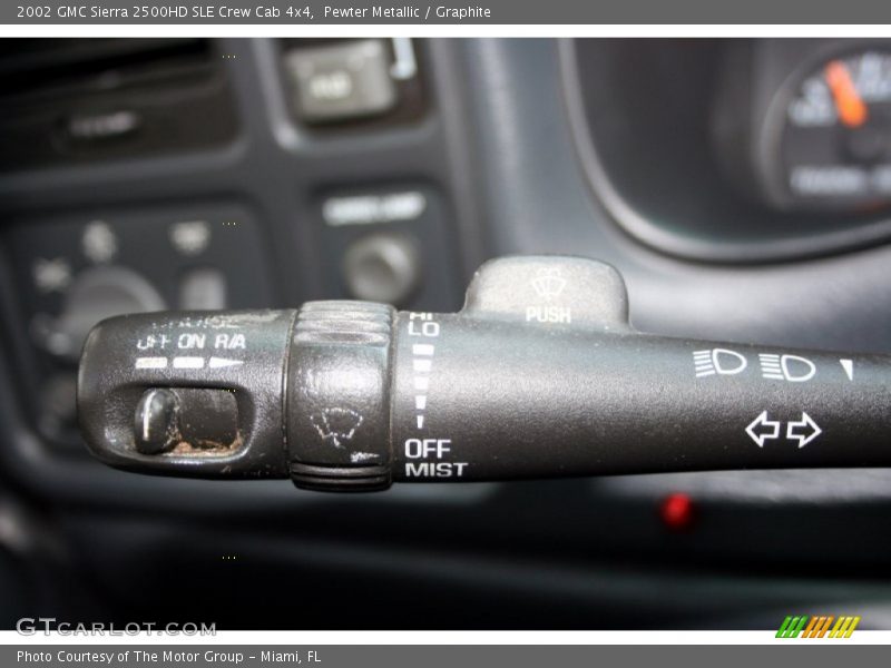 Pewter Metallic / Graphite 2002 GMC Sierra 2500HD SLE Crew Cab 4x4