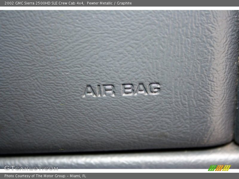 Pewter Metallic / Graphite 2002 GMC Sierra 2500HD SLE Crew Cab 4x4