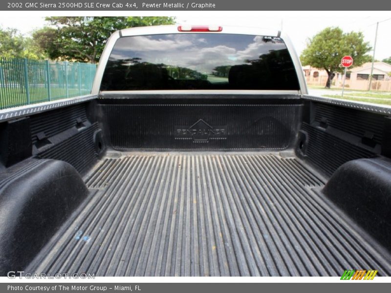 Pewter Metallic / Graphite 2002 GMC Sierra 2500HD SLE Crew Cab 4x4