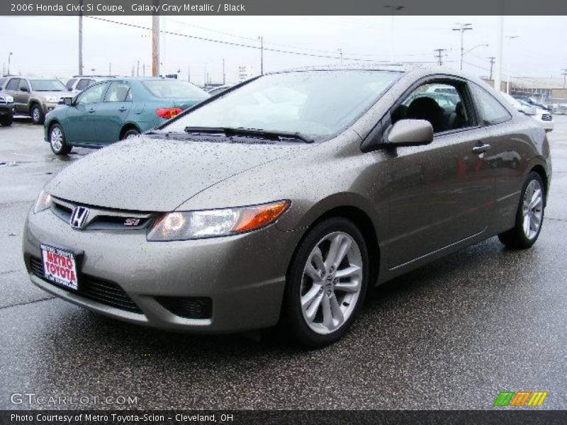 Galaxy Gray Metallic / Black 2006 Honda Civic Si Coupe