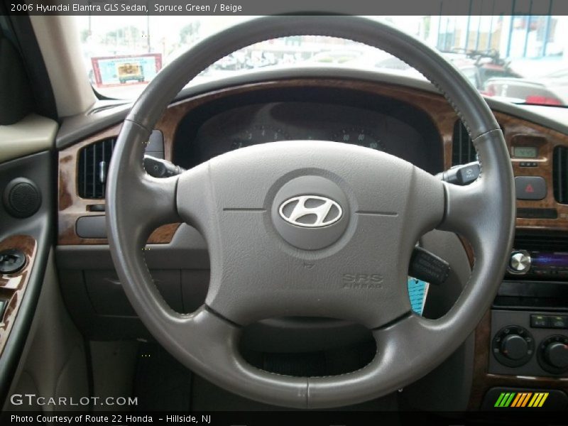 Spruce Green / Beige 2006 Hyundai Elantra GLS Sedan